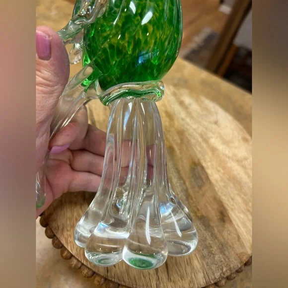 Hand Blown Murano Glass Cockatoo Heavy Art Figurine - Picture 7 of 15